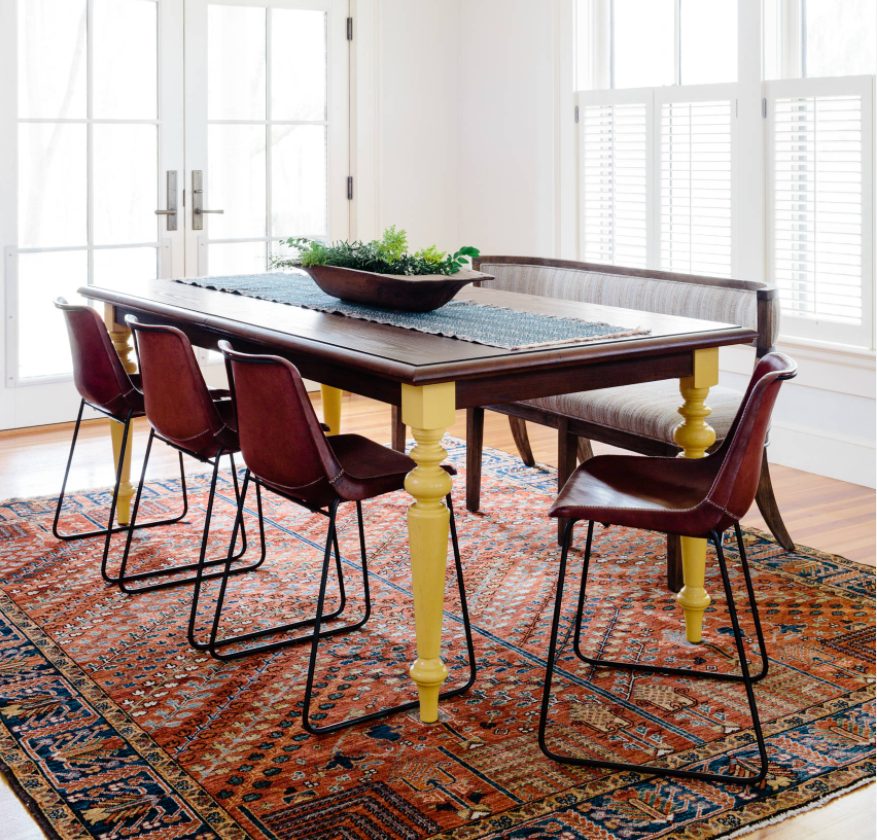 Choosing The Perfect Persian Rug For, Dining Room Set On Carpet