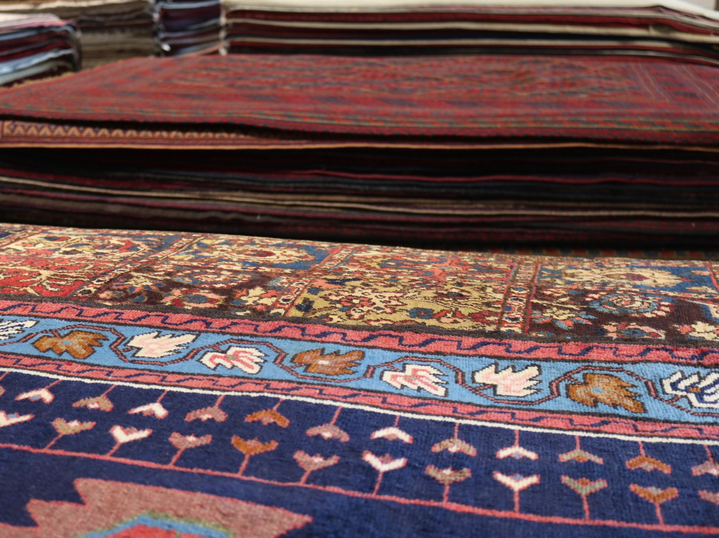 Tribal Rugs Warehouse Interior